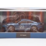 Porsche 911 992 Turbo S Oslo Bleu Minichamps 1:43 - image 4 of 4