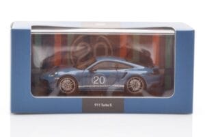 Porsche 911 992 Turbo S Oslo Bleu Minichamps 1:43 WAP0209050N001 Métal — image 4 sur 4