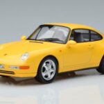 Porsche 911 993 Carrera Jaune Norev 1:18 187596 Métal