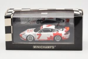 Porsche 911 996 GT3 Cup CIBC #7 L. Wilkins Daytona 250 2003 Minichamps 1:43 400036907 Métal — image 4 sur 4