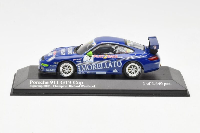 Porsche 911 996 GT3 Cup Team Morellato #17 R. Westbrook Porsche Supercup Champion 2006 Minichamps 1:43