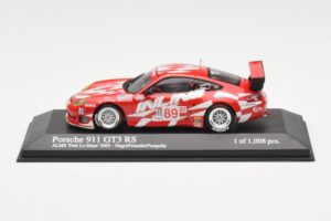 Porsche 911 996 GT3 RS Inline #89 B. Frisselle / D. Negri / S. Pumpelly ALMS Petit Le Mans 2003 Minichamps 1:43