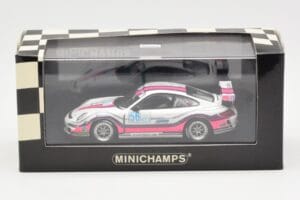 Porsche 911 997 GT3 Cup #56 M. Snow IMSA GT3 Challenge 2008 Minichamps 1:43 400086456 Métal — image 4 sur 4