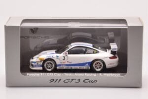 Porsche 911 997 GT3 Cup #3 Team Araxa Racing R. Westbrook Porsche Carrera Cup 2007 Minichamps 1:43 WAP02012318VKK Métal — image 4 sur 4