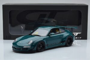 Porsche 911 997 RWB Syunkashuto Vert GT Spirit 1:18 GT896 Résine — image 6 sur 6