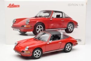 Porsche 911 Targa S Rouge Schuco 1:18 450036200 Métal — image 9 sur 9