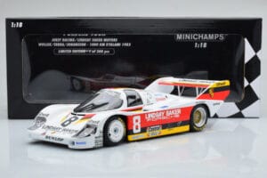 Porsche 956K Lindsay Saker #8 B. Wollek / C. Serra / S. Johansson 1000km Kyalami 1983 Minichamps 1:18 155836698 Métal — image 6 sur 6