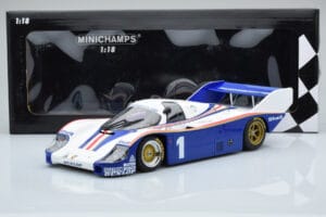 Porsche 956K Porsche System Racing #1 J. Ickx / D. Bell Class Winners Silverstone 6 Hours 1982 Minichamps 1:18 155826601 Méta — image 5 sur 5