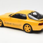 Porsche 968 Clubsport Jaune GT Spirit 1:18 - image 5 of 6