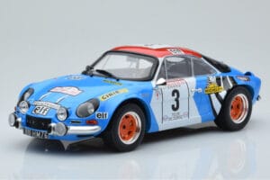 Alpine A110 #3 B. Darniche / A. Mahe Tour de Corse 1973 IXO 1:18