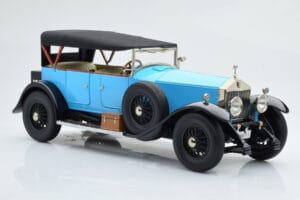 Rolls-Royce Phantom I Cabriolet Bleu Kyosho 1:18 08931LB Métal — image 5 sur 9