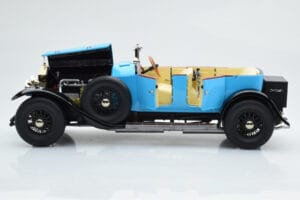Rolls-Royce Phantom I Cabriolet Bleu Kyosho 1:18 08931LB Métal — image 7 sur 9