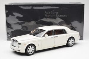 Rolls-Royce Phantom VII EWB English Blanc Kyosho 1:18 08841EW2 Métal — image 8 sur 8