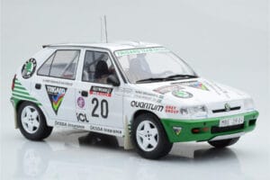 Skoda Felicia #20 S. Blomqvist / B. Cederberg Rally RAC Lombard 1995 IXO 1:18 18RMC147 Métal — image 4 sur 6