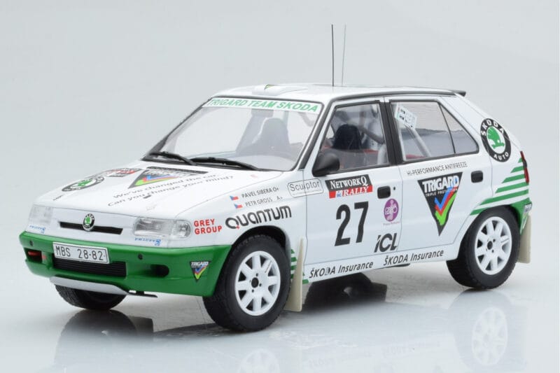 Skoda Felicia #27 P. Sibera / P. Gross Rally RAC Lombard 1995 IXO 1:18
