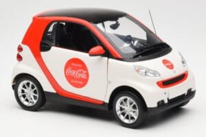 Smart Fortwo 451 Coca-Cola Minichamps 1:18 150036301 Métal — image 6 sur 8