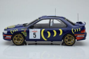Subaru Impreza 555 #5 C. Sainz / L. Moya Tour de Corse 1995 IXO 1:18 18RMC063A Métal — image 3 sur 6