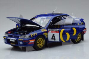 Subaru Impreza #4 C. McRae / D. Ringer Winner RAC Rally 1994 Kyosho 1:18 08962A Métal — image 2 sur 9