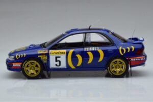 Subaru Impreza #5 C. Sainz / L. Moya 2nd Place Rally Monte Carlo 1995 Kyosho 1:18 08962B Métal — image 4 sur 9