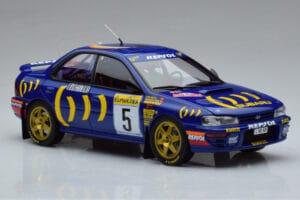 Subaru Impreza #5 C. Sainz / L. Moya 2nd Place Rally Monte Carlo 1995 Kyosho 1:18 08962B Métal — image 5 sur 9