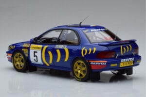 Subaru Impreza #5 C. Sainz / L. Moya 2nd Place Rally Monte Carlo 1995 Kyosho 1:18 08962B Métal — image 6 sur 9