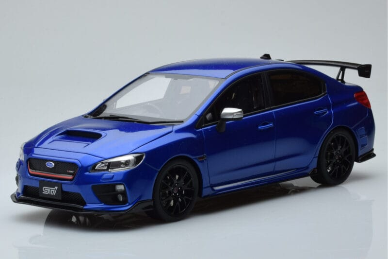 Subaru Impreza WRX STI Nurburgring Challenge Package Bleu Kyosho 1:18