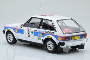 Talbot Sunbeam Lotus Night Version #8 H. Toivonen / P. White Rally Monte Carlo 1981 IXO 1:18 18RMC095B Métal — image 5 sur 6