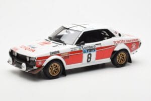 Toyota Celica 2000 GT RA21 #8 H. Mikkola / A. Hertz Lombard RAC Rally 1977 Otto 1:18