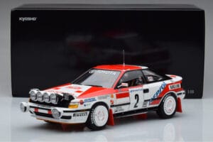 Toyota Celica GT-Four ST165 #2 C. Sainz / L. Moya Winner Rally Monte Carlo 1991 Kyosho 1:18 08961B Métal — image 12 sur 12