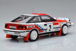 Toyota Celica GT-Four ST165 #2 C. Sainz / L. Moya Winner Rally Monte Carlo 1991 Kyosho 1:18 08961B Métal — image 3 sur 12