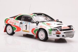 Toyota Celica Turbo 4WD ST185 #1 J. Kankkunen / J. Piironen Safari Rally 1993 IXO 1:18 18RMC150A Métal — image 4 sur 6