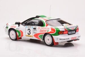 Toyota Celica Turbo 4WD ST185 #3 I. Duncan / R. Virtanen Safari Rally 1994 IXO 1:18 18RMC150C Métal — image 5 sur 6