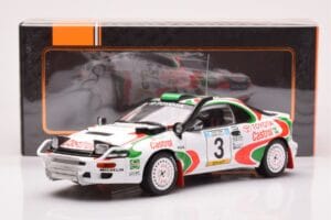 Toyota Celica Turbo 4WD ST185 #3 I. Duncan / R. Virtanen Safari Rally 1994 IXO 1:18 18RMC150C Métal — image 6 sur 6