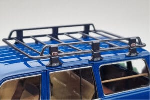 Toyota Land Cruiser 60 Bleu Avec Pièces Optionnelles Kyosho 1:18 08956XBL Métal — image 7 sur 11