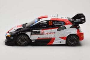Toyota GR Yaris Rally1 #69 K. Rovanpera / J. Halttunen Rally Monte Carlo World Champion 2023 IXO 1:18 18RMC152B Métal — image 3 sur 6