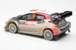 Toyota GR Yaris Rally1 #69 K. Rovanpera / J. Halttunen Safari Rally Kenya 2023 Dirty Version IXO 1:18 18RMC173B Métal — image 5 sur 6