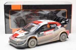 Toyota GR Yaris Rally1 #69 K. Rovanpera / J. Halttunen Safari Rally Kenya 2023 Dirty Version IXO 1:18 18RMC173B Métal — image 6 sur 6