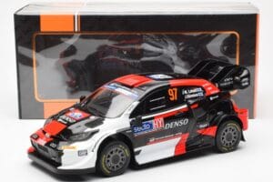 Toyota GR Yaris Rally1 #97 J-M. Latvala / J. Hanninen Rally Finland 2023 IXO 1:18 18RMC174B Métal — image 6 sur 6