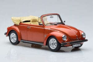 Volkswagen Beetle 1303 Cabriolet Orange Norev 1:18 188526 Métal — image 4 sur 6