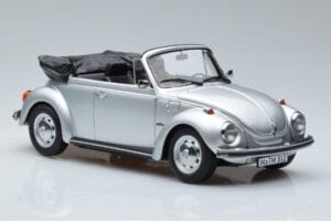 Volkswagen Beetle 1303 Cabriolet Argent Norev 1:18 188530 Métal — image 4 sur 6