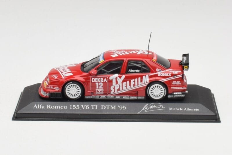 Alfa Romeo 155 V6 #12 M. Alboreto DTM 1995 Minichamps 1:43 Alfa Romeo 155 V6 #12 M. Alboreto DTM 1995 Minichamps 1:43 430950312 Métal
