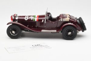 Alfa Romeo 1750 GS Spider #84 T. Nuvolari / B. Guidotti Mille Miglia Winner 1930 CMC 1:18 M-141 Métal — image 3 sur 6
