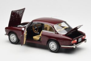 Alfa Romeo 2000 GTV Rouge Bordeaux Norev 1:18 187916 Métal — image 5 sur 8