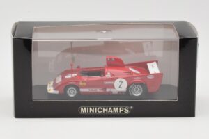 Alfa Romeo 33 TT 12 #2 A. Merzario / J. Laffite 1000km Monza Winner 1975 Minichamps 1:43 403751202 Métal — image 4 sur 4