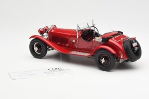 Alfa Romeo 6C 1750 GS Spider Rouge Bordeaux CMC 1:18 M-138 Métal — image 5 sur 6