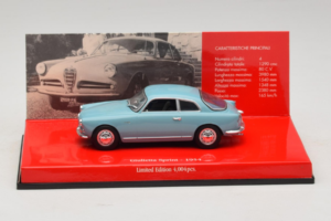 Alfa Romeo Giulietta Sprint Bleu Clair Minichamps 1:43 403120403 Métal
