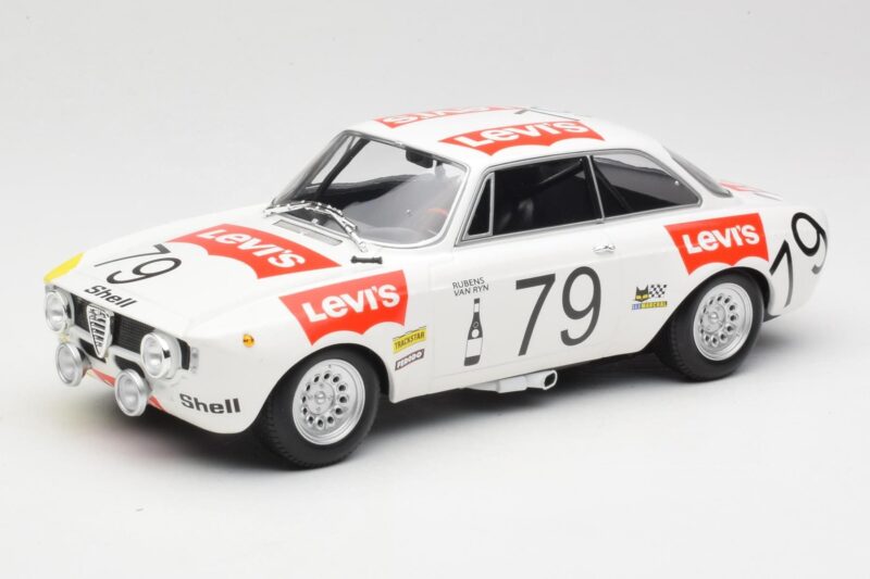 Alfa Romeo GTA 1300 #79 H. Rubens / C. Van Ryn 24 Hours of Spa 1971 Minichamps 1:18 155711279 Métal