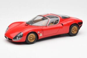 Alfa Romeo 33 Stradale Rouge AUTOart 1:18 70191 Métal