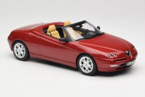 Alfa Romeo Spider 916 Proteo Red Metallic Norev 1:18 187854 Métal — image 4 sur 6