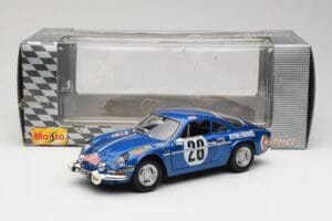 Alpine A110 1600S #28 Alpine-Renault O. Andersson / D. Stone Rally Monte Carlo 1971 Maisto 1:18 56033 Métal — image 8 sur 8